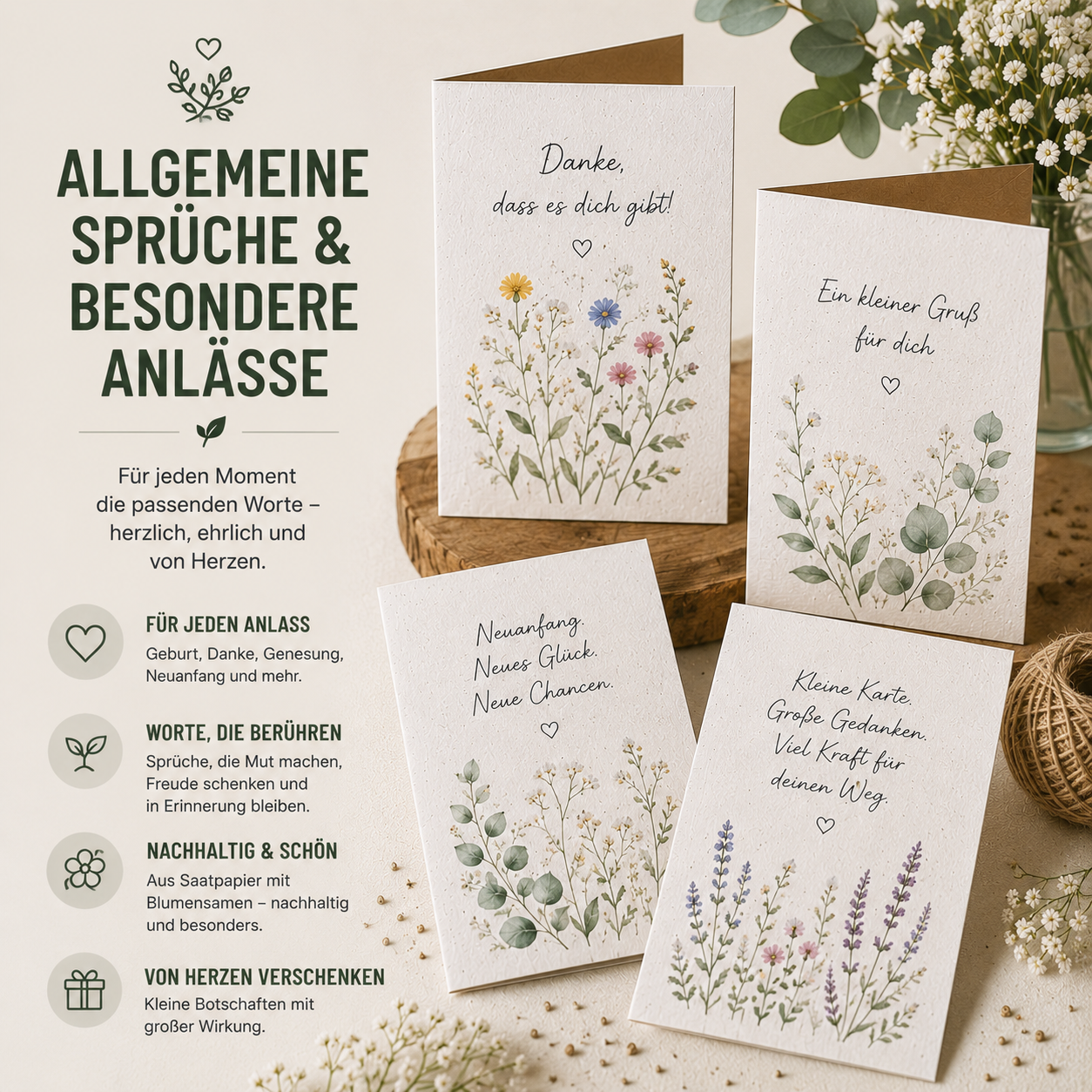 Allgemeine Sprüche - und besondere Anlässe