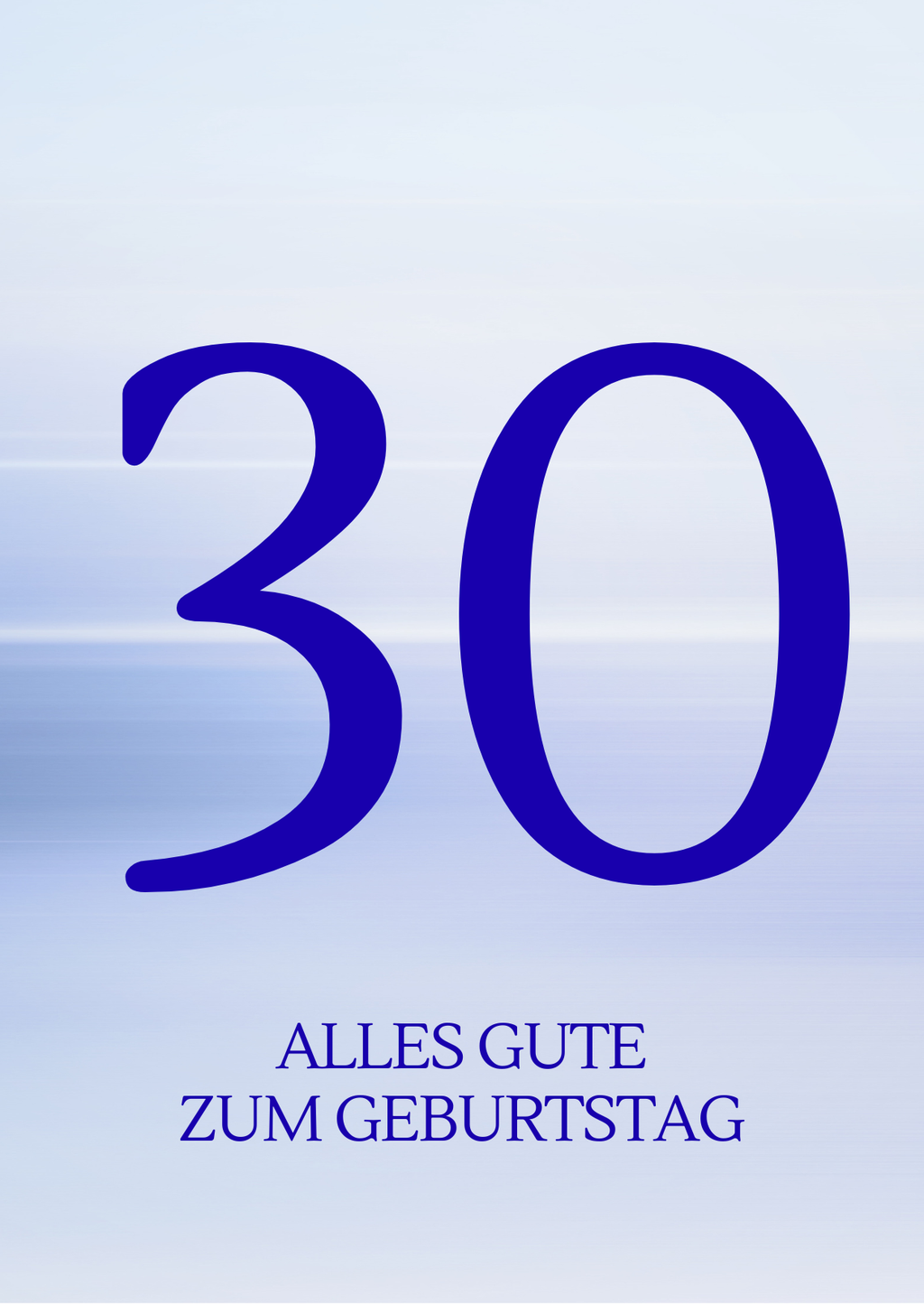 Alles gute zum 30.Geburtstag