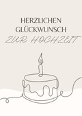 Herzlichen Glückwunsch - Zur Hochzeit
